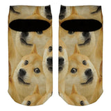Doge Meme All Over Adult Ankle Socks