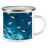 Shark Pattern Ocean Camp Cup