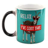 Relax I've Goat Got This All Over Heat Changing Coffee Mug