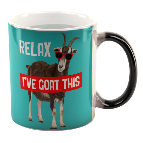 Relax I've Goat Got This All Over Heat Changing Coffee Mug