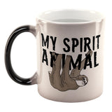 Sloth My Spirit Animal All Over Heat Changing Coffee Mug