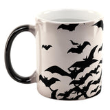 Halloween Bats in Flight All Over Heat Changing Coffee Mug