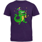 Mardi Gras Alligator Playing Saxaphone Jester Jazz Mens T Shirt