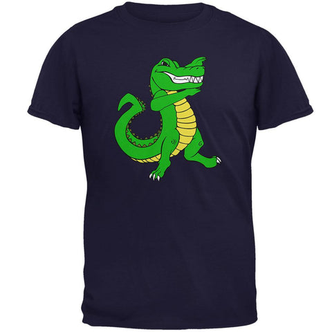 Mardi Gras Dabbing Alligator Mens T Shirt