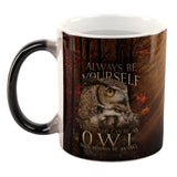 Always Be Yourself Unless Owl All Over Heat Changing Coffee Mug