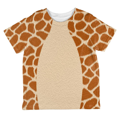 Halloween Giraffe Costume All Over Toddler T Shirt