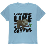 I Just Really Like Sloths Ok Cute Baby Youth T Shirt