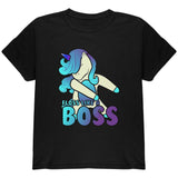 Floss Like A Boss Flossing Unicorn Dance Youth T Shirt