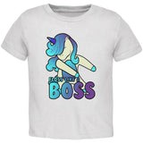 Floss Like A Boss Flossing Unicorn Dance Toddler T Shirt