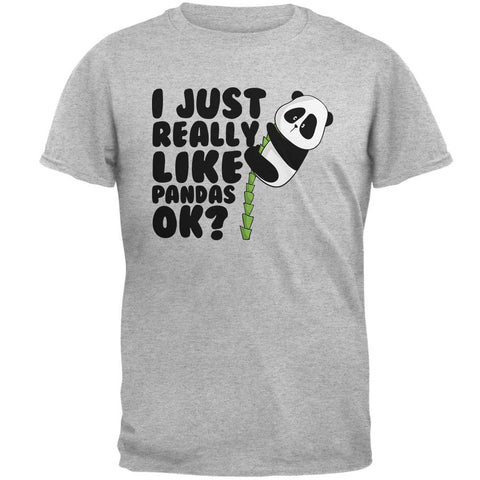 I Just Really Like Pandas Cute Mens T Shirt