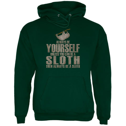 Always Be Yourself Sloth Mens Hoodie