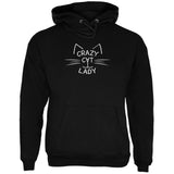 Crazy Cat Lady Mens Hoodie front view