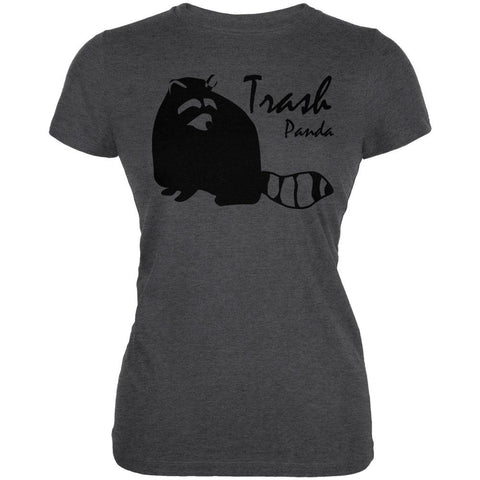 Raccoon Trash Panda Silhouette Juniors Soft T Shirt