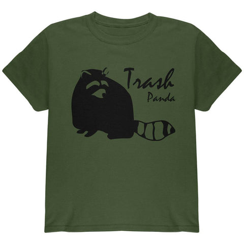 Raccoon Trash Panda Silhouette Youth T Shirt