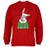 Italian Christmas Donkey Hee-Haw Funny Cute Mens Sweatshirt front view