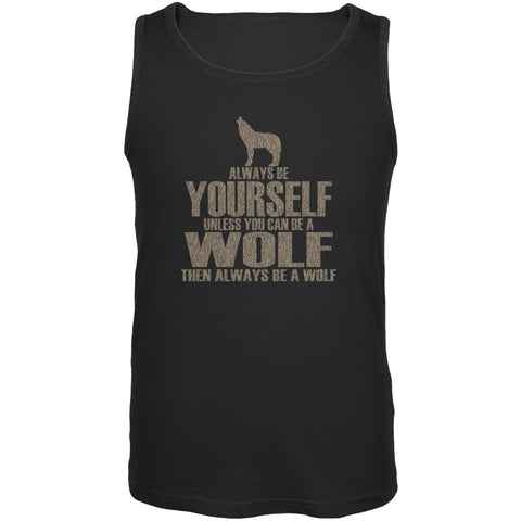 Always Be Yourself Wolf Mens Tank Top
