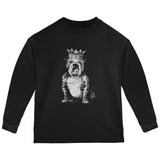 British Bulldog Crown Toddler Long Sleeve T Shirt