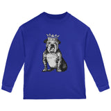 British Bulldog Crown Toddler Long Sleeve T Shirt