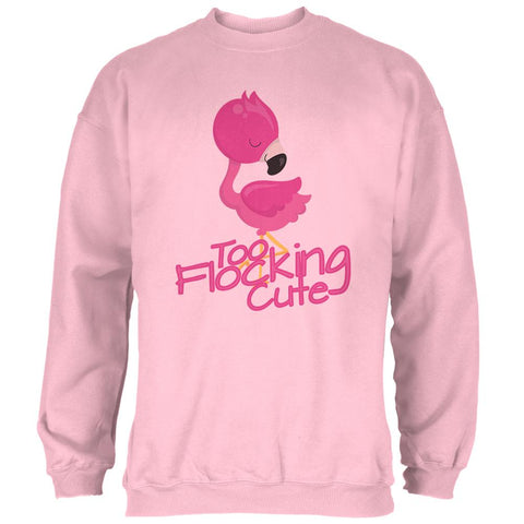 Flamingo Too Flocking Cute Mens Sweatshirt