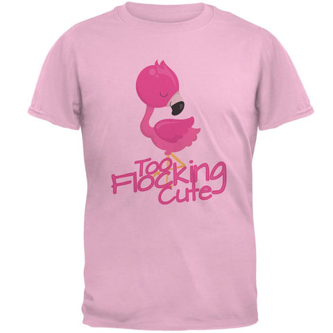 Flamingo Too Flocking Cute Mens T Shirt