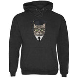 Graduation Funny Cat Mens Hoodie front view