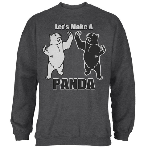 Let's Make a Panda Funny Mens Sweatshirt