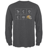 Taco Cat Periodic Table Mens Long Sleeve T Shirt front view