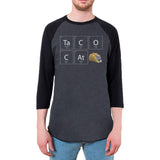 Taco Cat Periodic Table Mens Raglan T Shirt