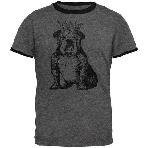 British Bulldog Crown Mens Ringer T Shirt