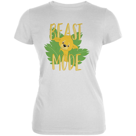 Beast Mode Cute Lion Cub Juniors Soft T Shirt