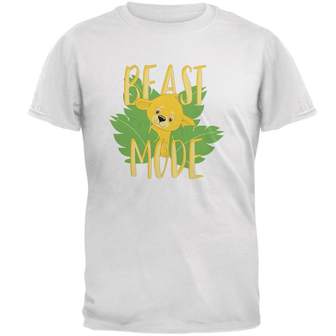 Beast Mode Cute Lion Cub Mens T Shirt