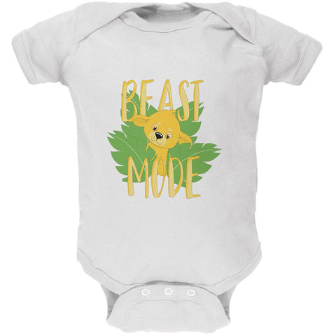 Beast Mode Cute Lion Cub Soft Baby One Piece