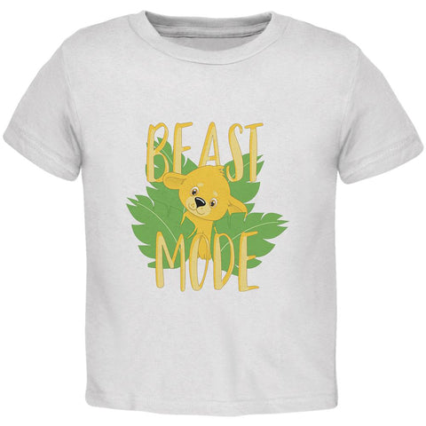 Beast Mode Cute Lion Cub Toddler T Shirt