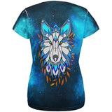 Totem Wolf is my Spirit Animal All Over Womens T Shirt