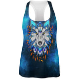 Totem Wolf is my Spirit Animal All Over Womens Work Out Tank Top