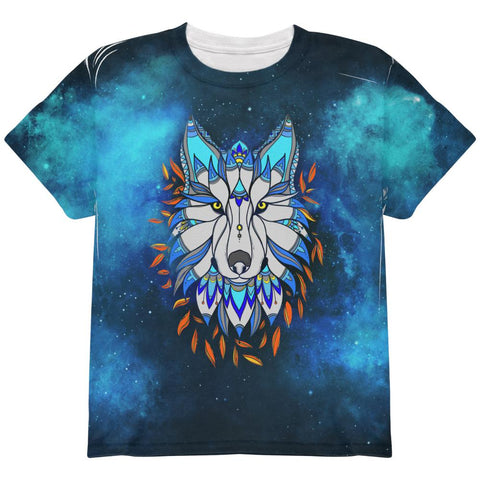 Totem Wolf is my Spirit Animal All Over Youth T Shirt