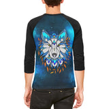 Totem Wolf is my Spirit Animal Mens Raglan T Shirt