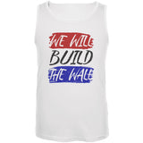 America First We Will Build the Wall Mens Tank Top  front view