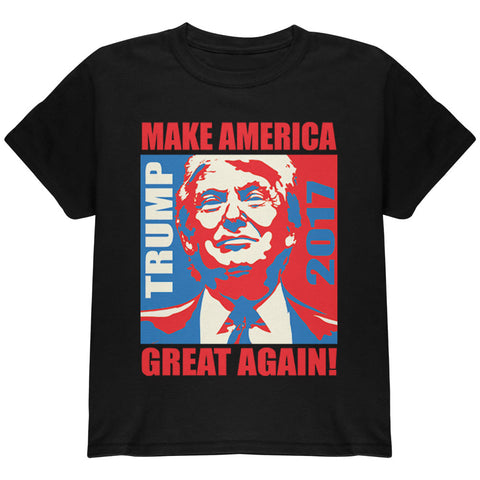 Make America Great Again Trump 2017 Youth T Shirt  front view