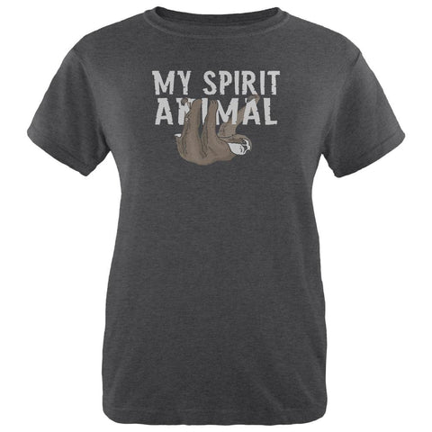 Sloth is My Spirit Animal Womens Soft Heather T Shirt