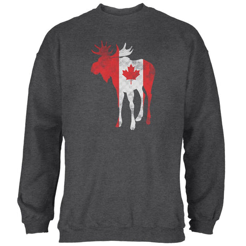 Great Canadian Moose Halftone Mens Sweatshirt