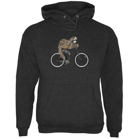 Bicycle Sloth Mens Hoodie