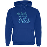Be Kind to Each Other Otter Pun Mens Hoodie