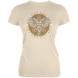 Henna Mandala Elephant Juniors Soft T Shirt