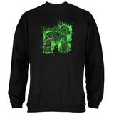 Henna Mountain Gorilla Jungle Splatter Mens Sweatshirt