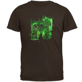 Henna Mountain Gorilla Jungle Splatter Mens T Shirt