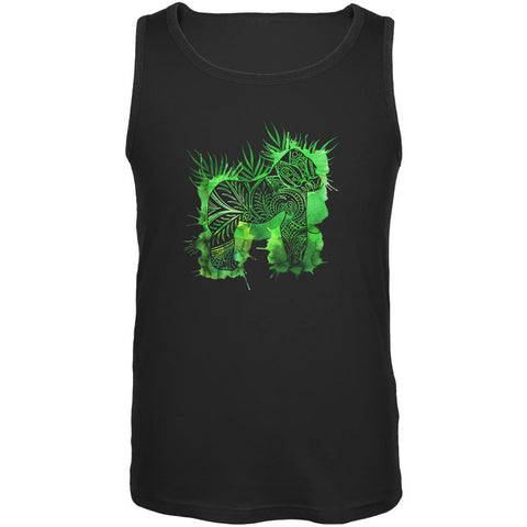 Henna Mountain Gorilla Jungle Splatter Mens Tank Top