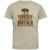 Always be Yourself Buffalo Bison Mens T Shirt