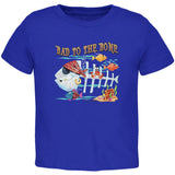 Bad to the Bone Pirate Fish Toddler T Shirt