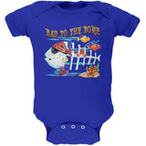 Bad to the Bone Pirate Fish Soft Baby One Piece